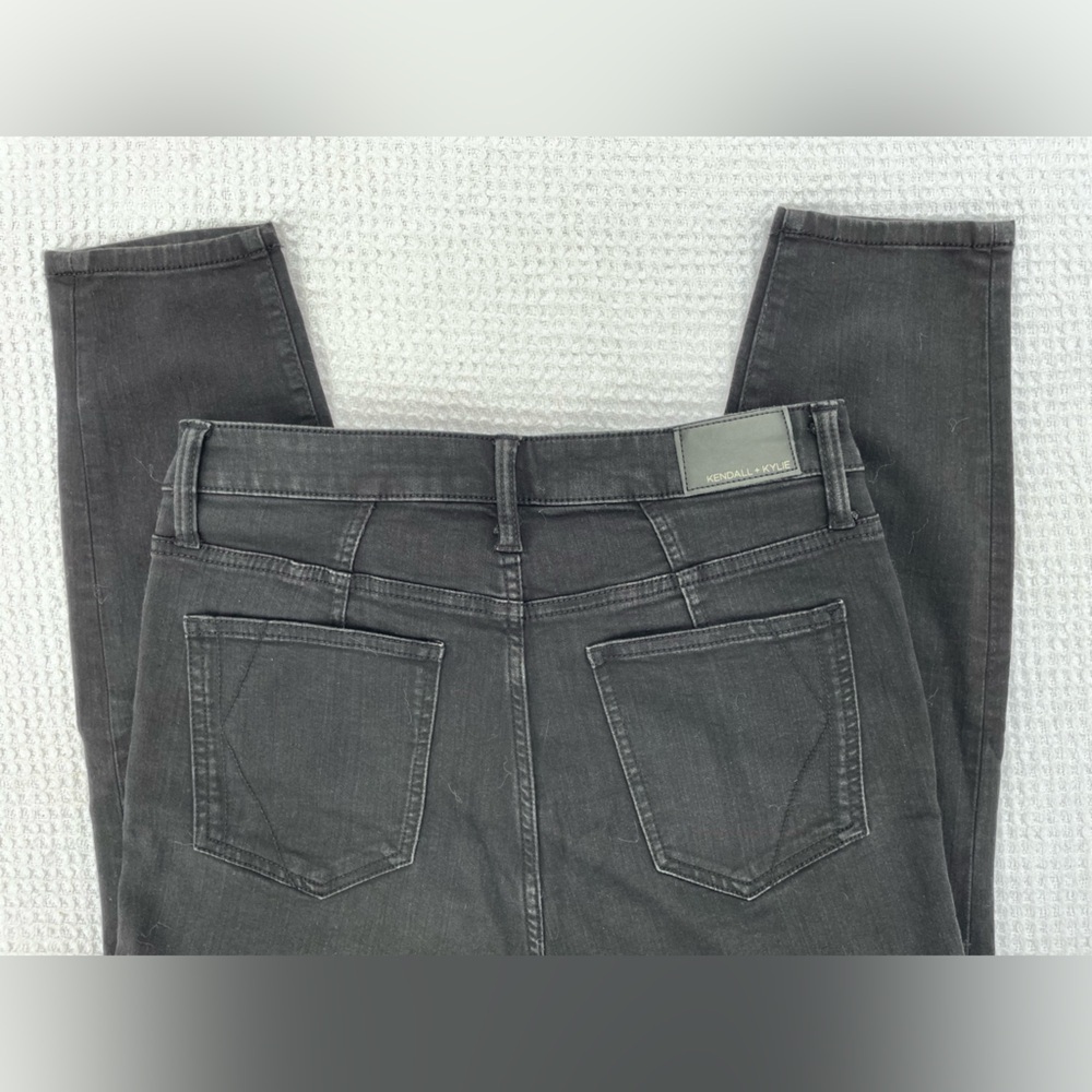 Kendall & Kylie Black Skinny Jeans size 12 - Picture 6 of 7
